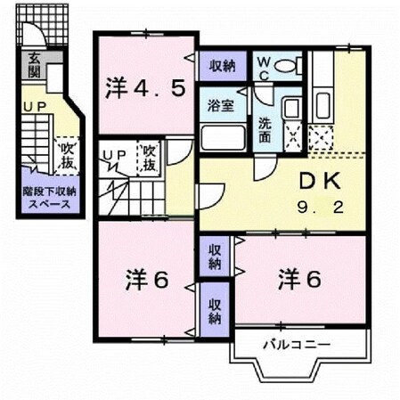 サンローレルⅡの物件間取画像